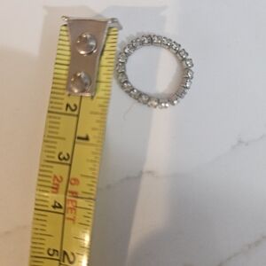 FUN Silver Crystal Women's Toe Ring